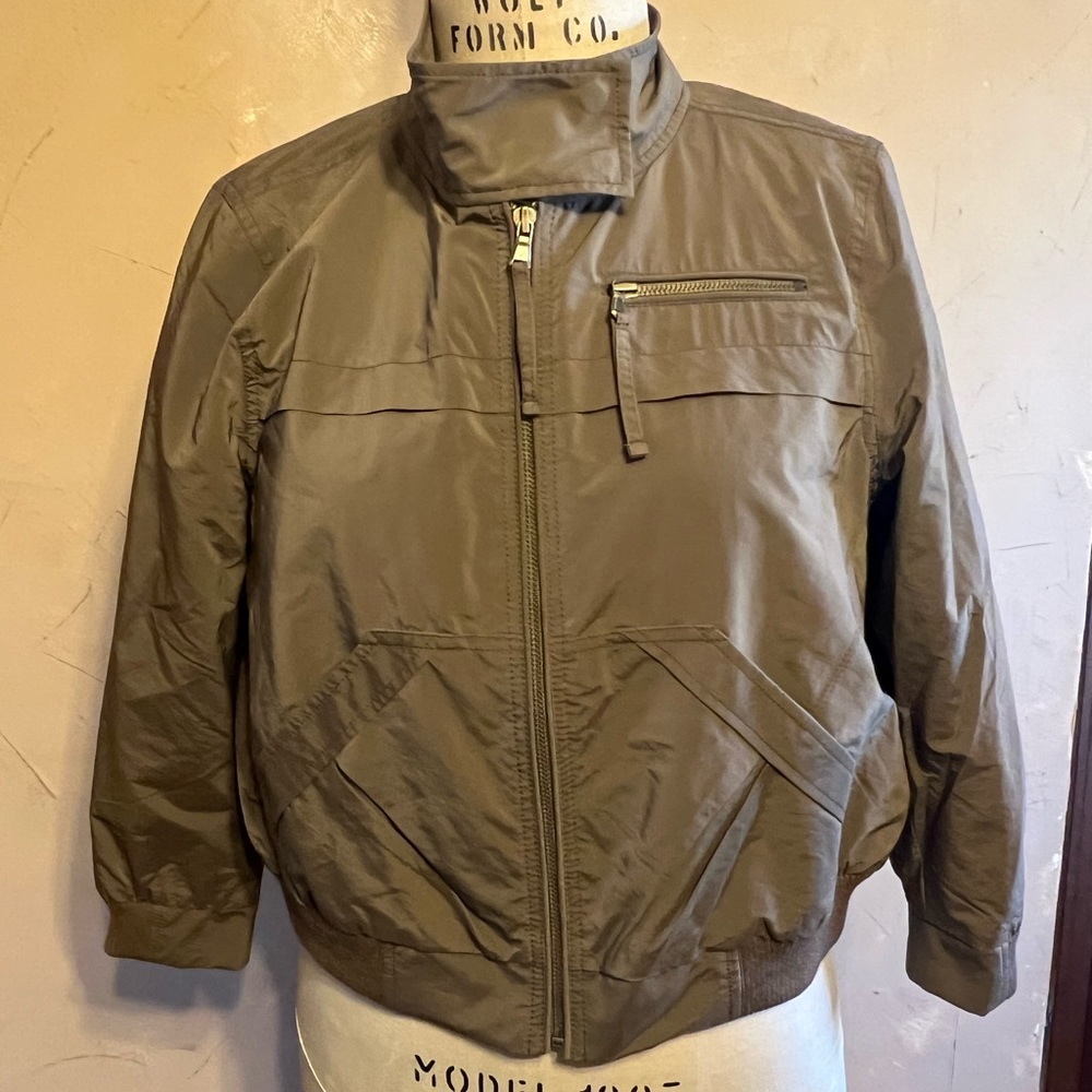 Premise XL Bomber Style Jacket Side Pockets Zip Front